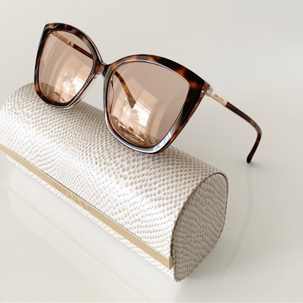 Jimmy Choo Sunglasses With Side Crystal  Gorgeous NWT